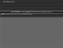 Tablet Screenshot of pixelbay.com